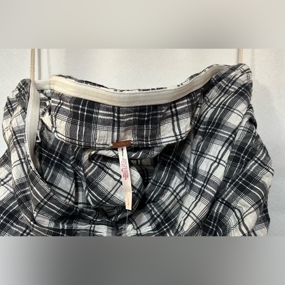 NWT Free People Endless Summer Brandie Plaid Midi Dress Tube Natural Combo - Picture 10 of 11